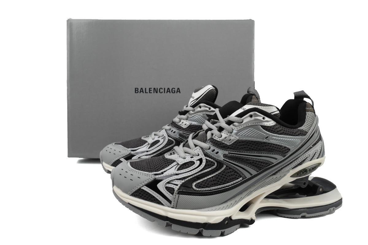 Balenciaga X-Pander Sneakers "Grey Black Silver"-retro thick sole dad shoes，Women's Shoe Sale / Men's Shoe Sale