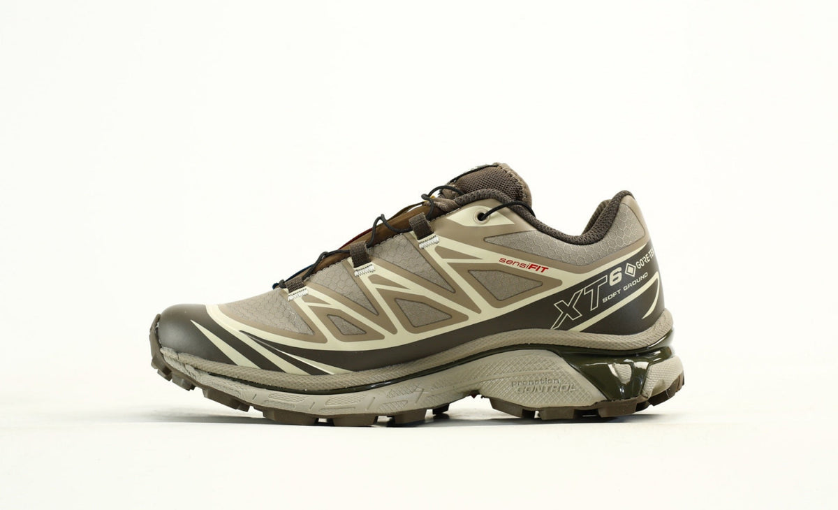 Salomon XT Quest Outdoor Hiking Shoes "White & Brown"- outdoor hiking shoes/Women's Shoe Sale / Men's Shoe Sale
