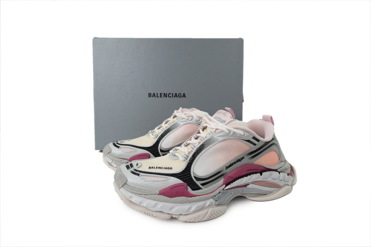 Balenciaga Triple S.2 Gradient Mesh Sneakers "Gradient Purple Pink"-retro thick sole dad shoes，Women's Shoe Sale / Men's Shoe Sale