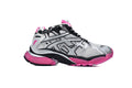 Balenciaga Runner Mid Sneakers "Silver Black Pink" Mesh Chunky Mid Top Trainer