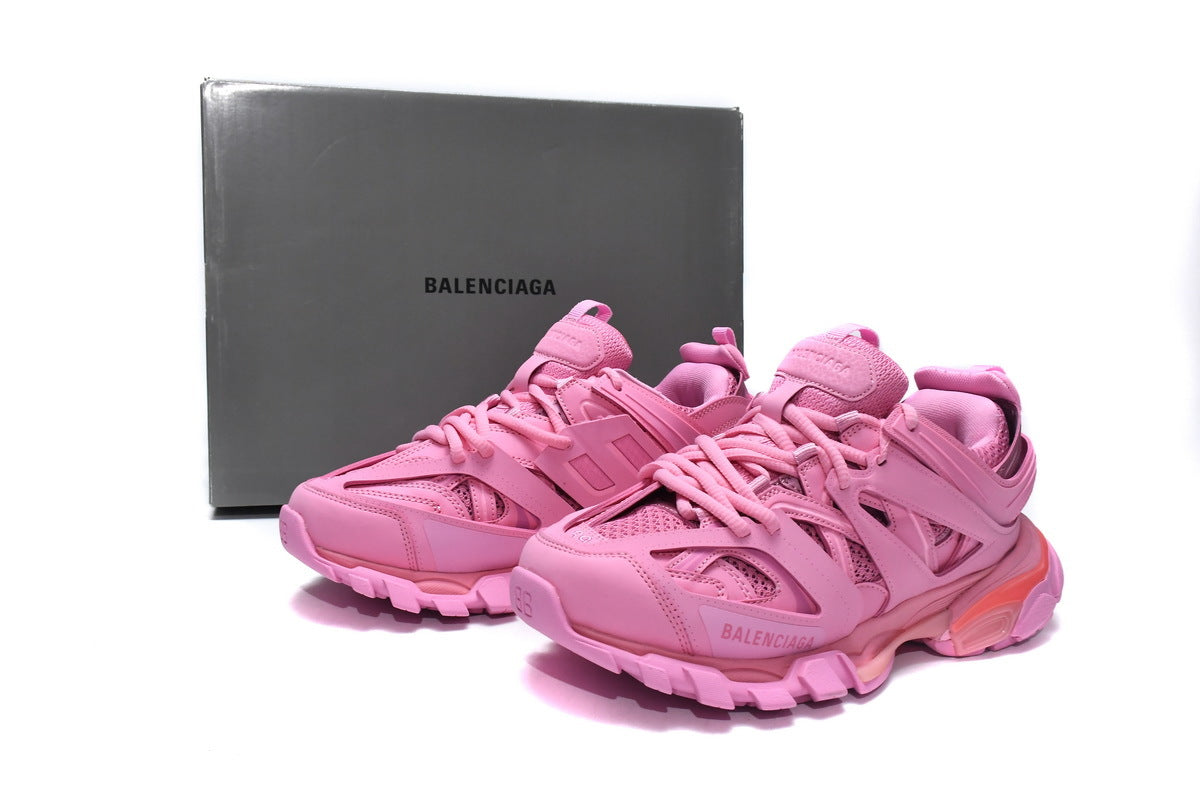 Balenciaga Track Sneakers "Pink"-retro thick sole dad shoes，Women's Shoe Sale / Men's Shoe Sale