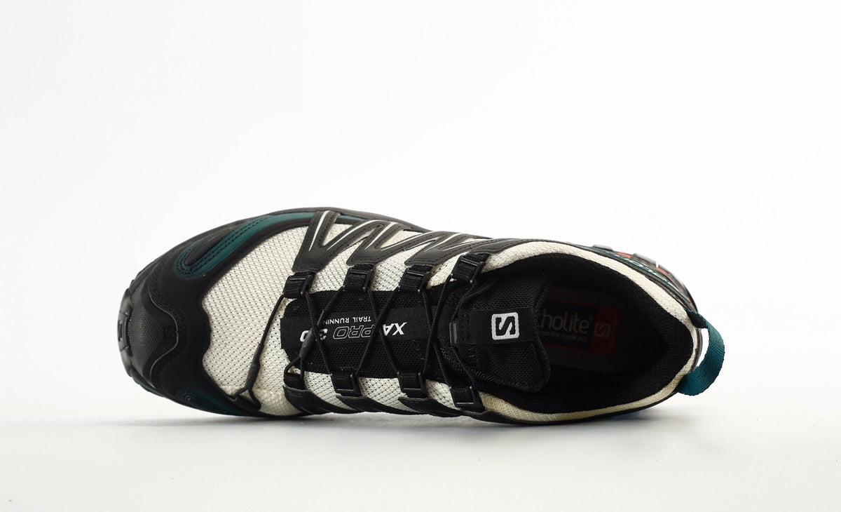 Salomon XA Pro 3D "White Black Teal"- outdoor hiking shoes/Women's Shoe Sale / Men's Shoe Sale