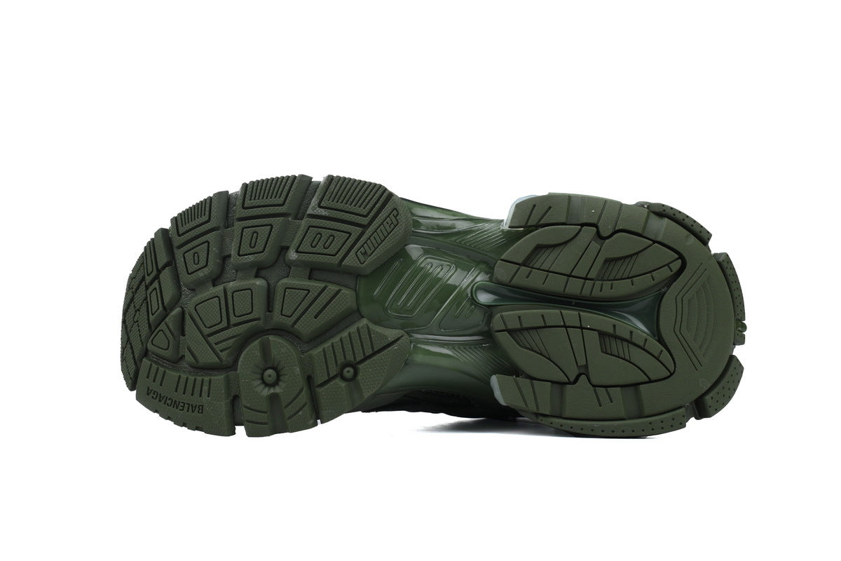 Balenciaga Runner Sneakers Men Women "Army Green"-retro thick sole dad shoes，Women's Shoe Sale / Men's Shoe Sale