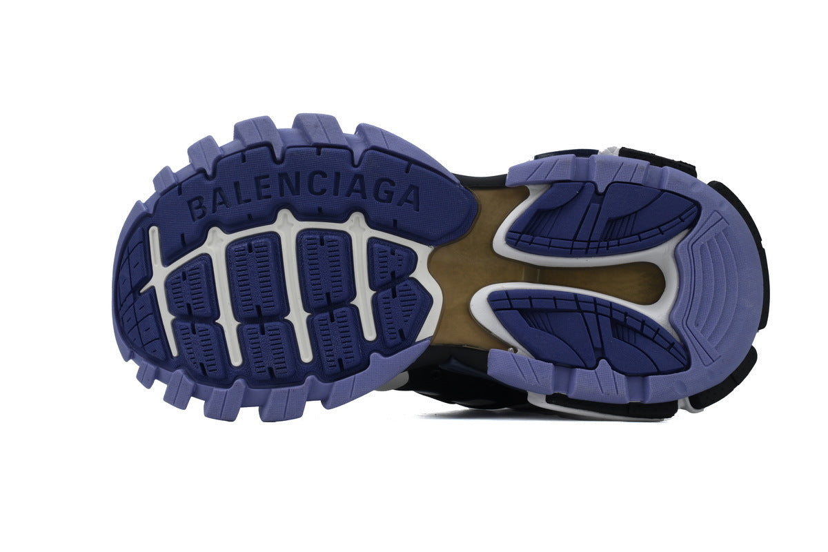 Balenciaga Track 2.0 Sneakers "Purple/White/Black" Men Women Outdoor Hiking Dad Shoes