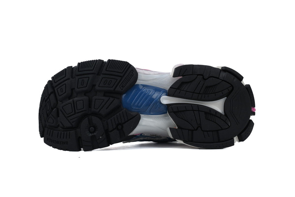 Balenciaga Runner Sneakers "White Blue Red Pink"-retro thick sole dad shoes，Women's Shoe Sale / Men's Shoe Sale
