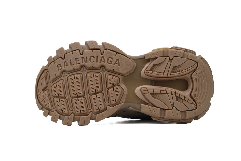 Balenciaga Track Trainer Sneakers "Khaki"-retro thick sole dad shoes，Women's Shoe Sale / Men's Shoe Sale