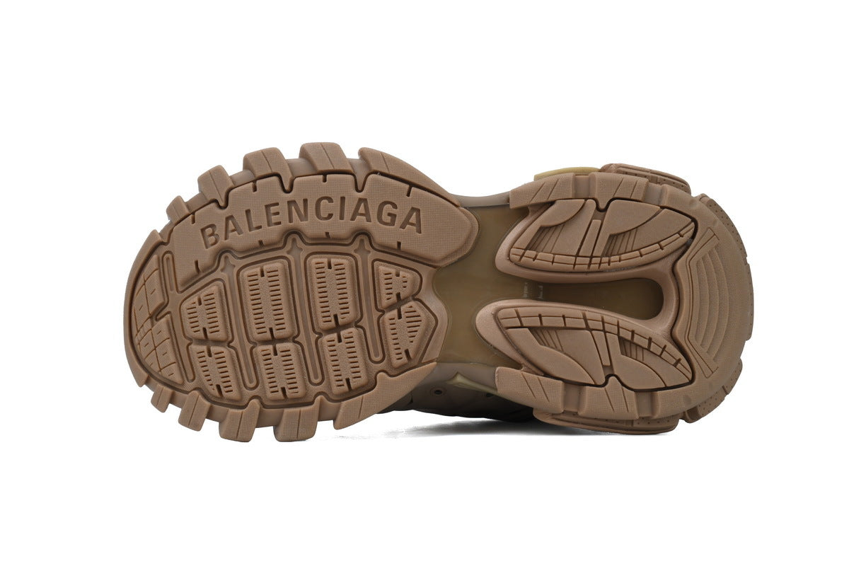 Balenciaga Track Trainer Sneakers "Khaki"-retro thick sole dad shoes，Women's Shoe Sale / Men's Shoe Sale