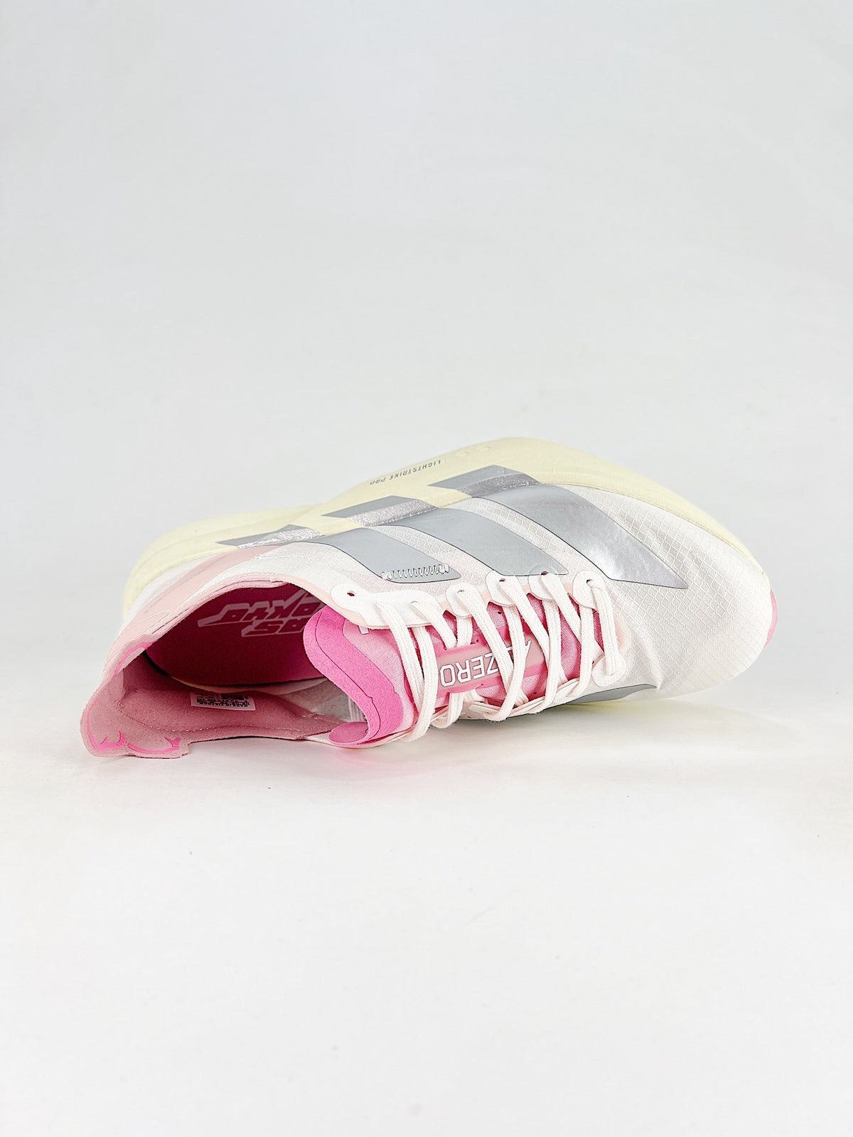 adidas Adizero Adios Pro 4 "White Silver Pink"-Classic sneakers，Adidas Women's Shoe Sale / Men's Shoe Sale