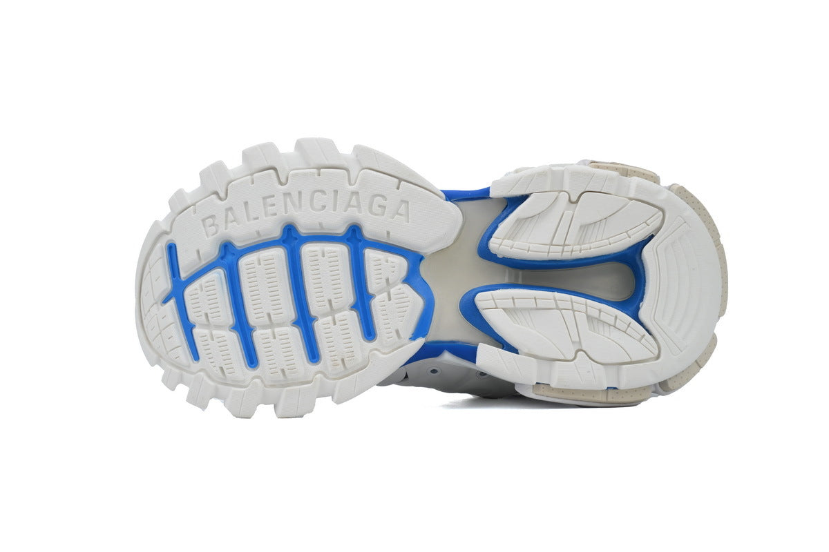 Balenciaga Track 2.0 Sneakers "White/Blue/Silver" Men Women Outdoor Hiking Dad Shoes