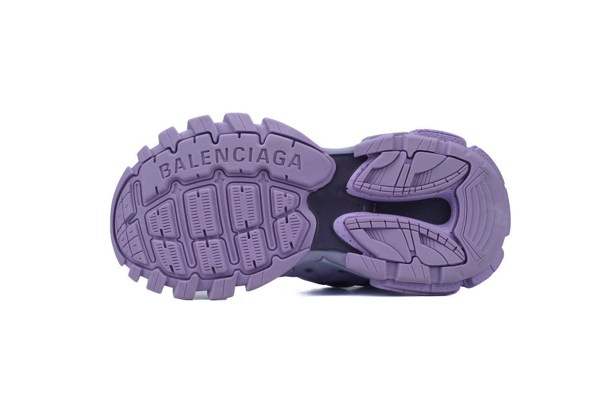Balenciaga Track Trainer Sneakers "Lavender"-retro thick sole dad shoes，Women's Shoe Sale / Men's Shoe Sale