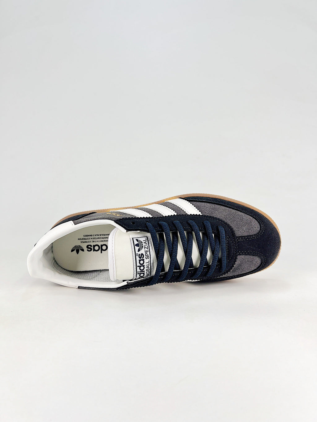 Adidas Handball Spezial Suede Sneakers "Dark Grey Black White"-Classic sneakers，Adidas Women's Shoe Sale / Men's Shoe Sale
