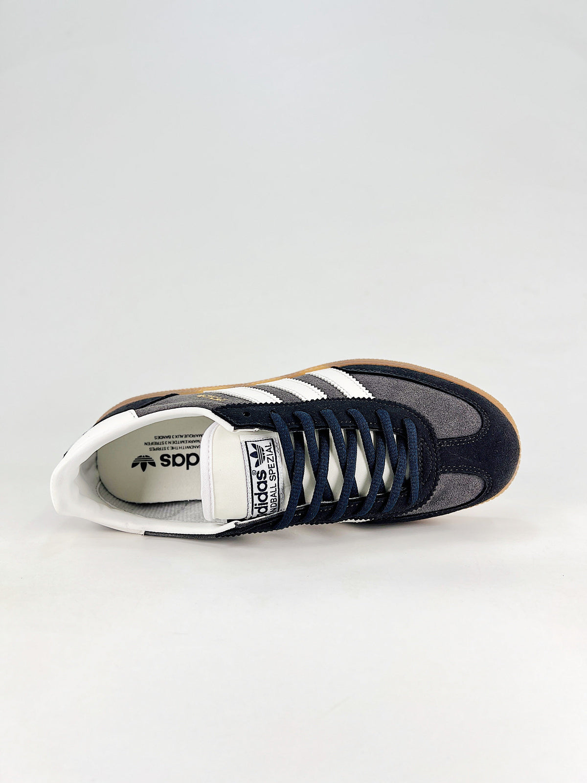 Adidas Handball Spezial Suede Sneakers "Dark Grey Black White"-Classic sneakers，Adidas Women's Shoe Sale / Men's Shoe Sale