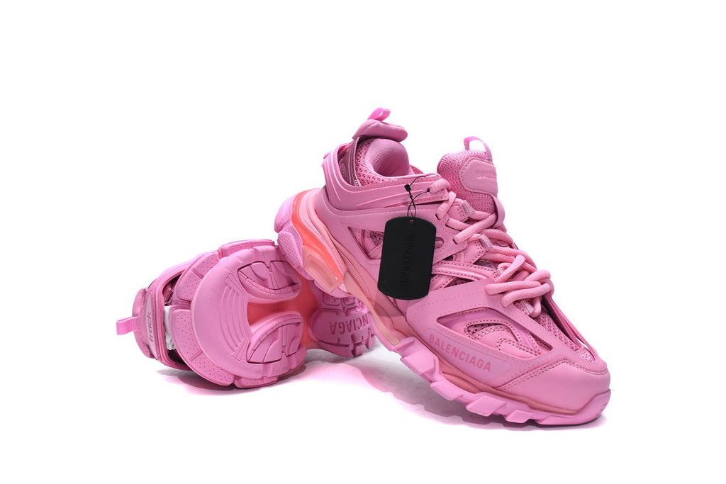 Balenciaga Track Sneakers "Pink"-retro thick sole dad shoes，Women's Shoe Sale / Men's Shoe Sale