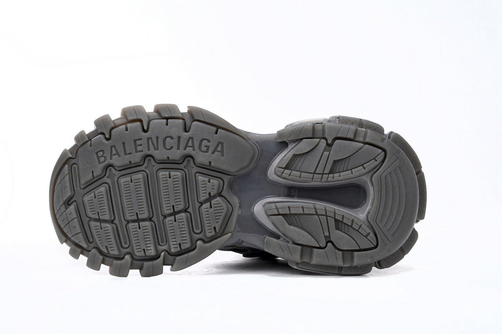 Balenciaga Track 2 Open Sneakers "Dark Grey"-retro thick sole dad shoes，Women's Shoe Sale / Men's Shoe Sale