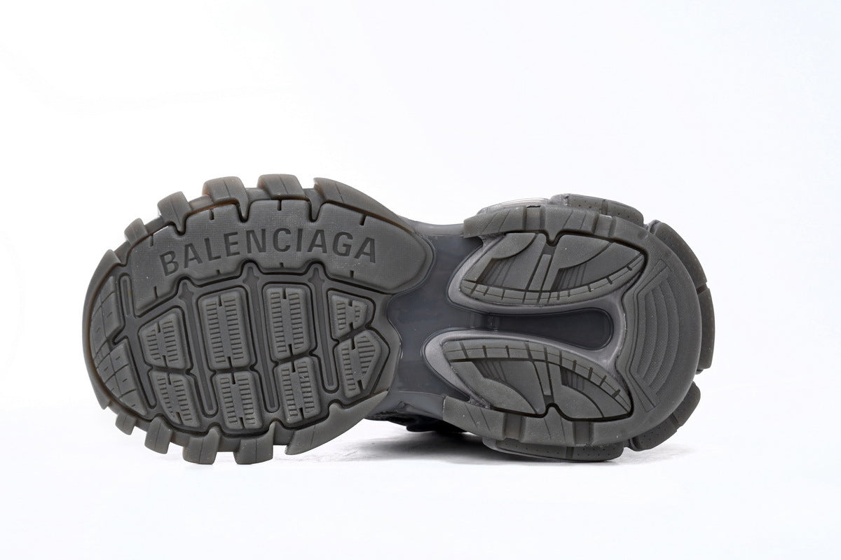 Balenciaga Track 2 Open Sneakers "Dark Grey"-retro thick sole dad shoes，Women's Shoe Sale / Men's Shoe Sale