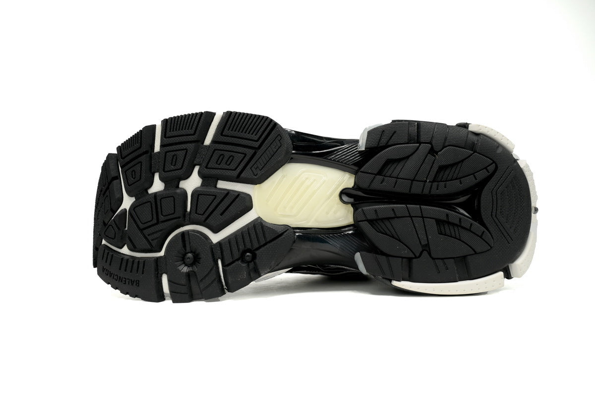 Balenciaga Runner Series Sneakers "White Black"-retro thick sole dad shoes，Women's Shoe Sale / Men's Shoe Sale