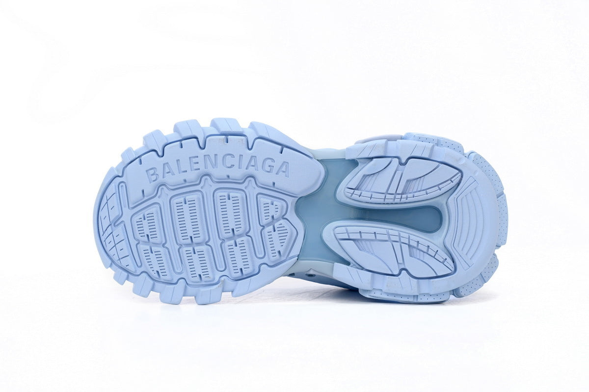 Balenciaga Track Trainer Sneakers "Light Blue"-retro thick sole dad shoes，Women's Shoe Sale / Men's Shoe Sale