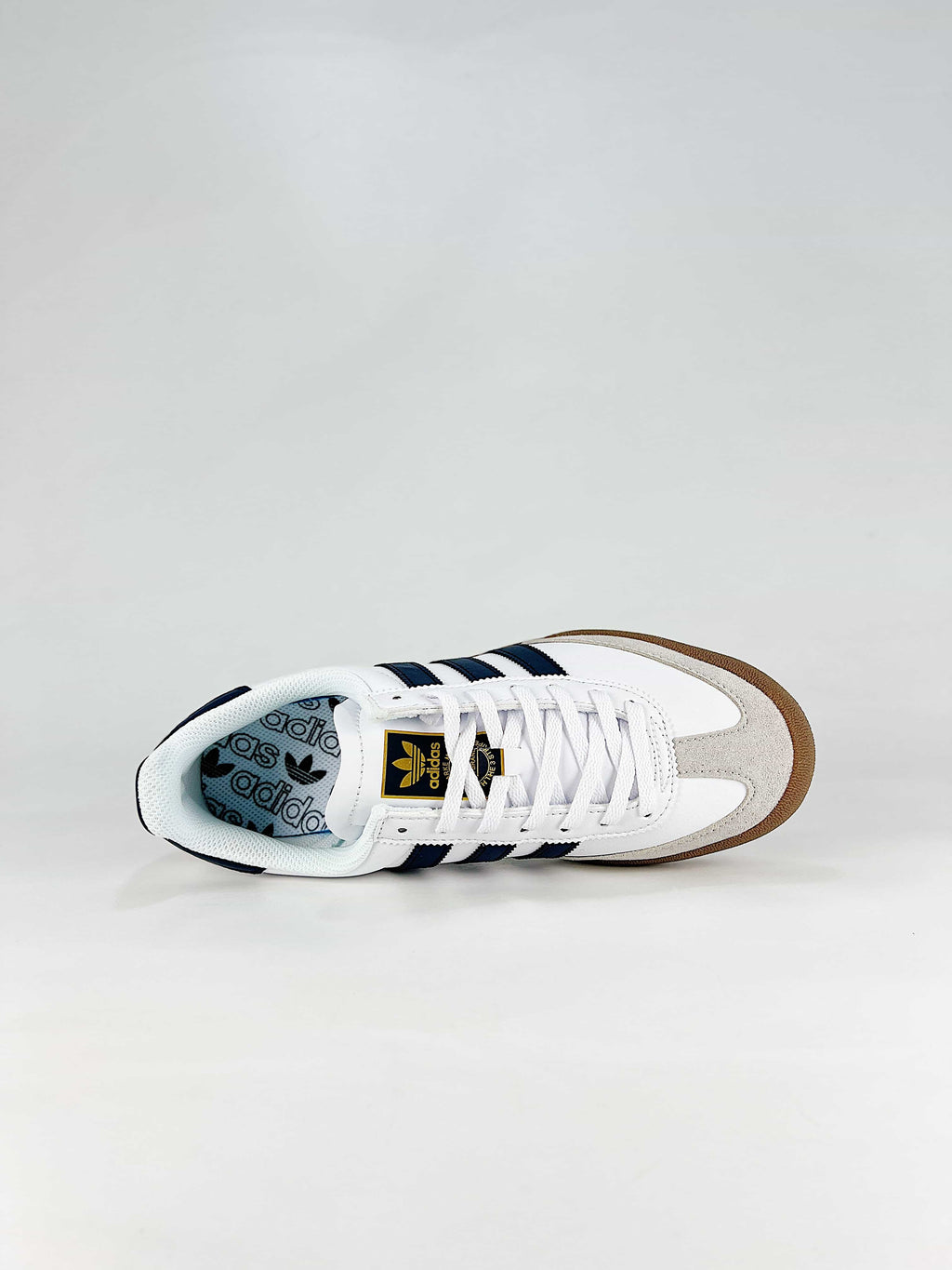 Adidas Jeans "White Navy Blue Gum"-Classic sneakers，Adidas Women's Shoe Sale / Men's Shoe Sale