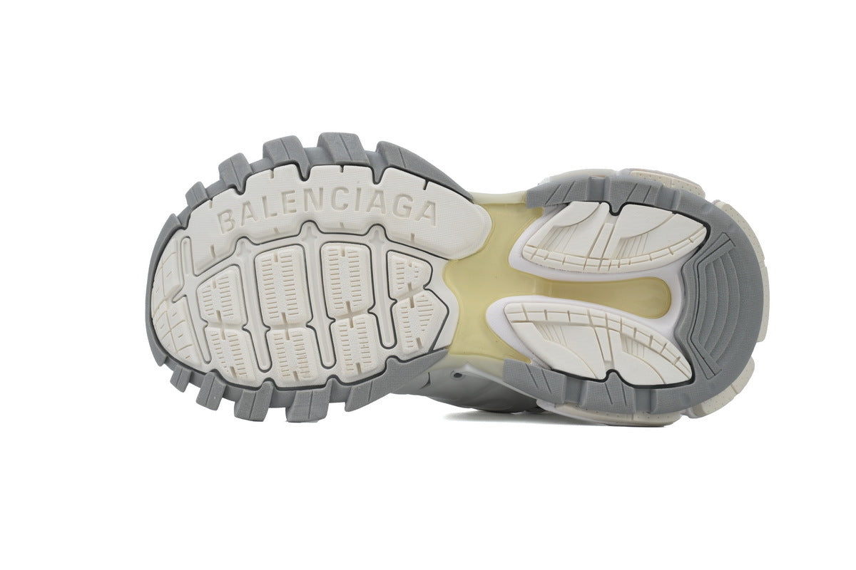 Balenciaga Track 2.0 Sneakers "White/Silver" Men Women Outdoor Hiking Dad Shoes
