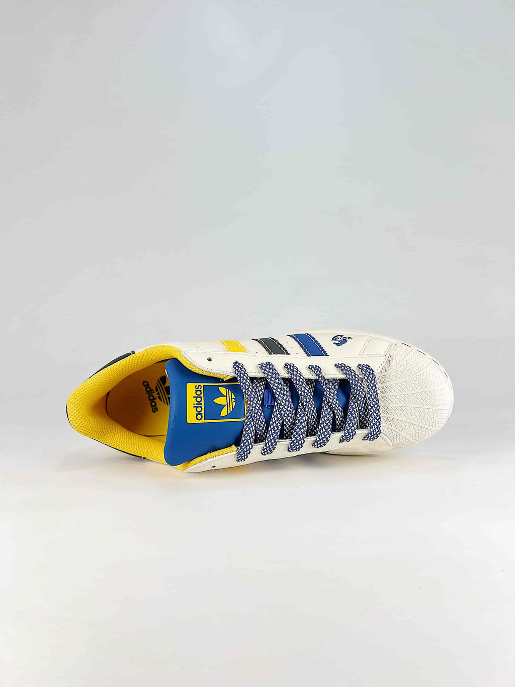 Adidas Originals Superstar Year of the Horse "Off White Yellow Blue Black"-Classic sneakers，Adidas Women's Shoe Sale / Men's Shoe Sale