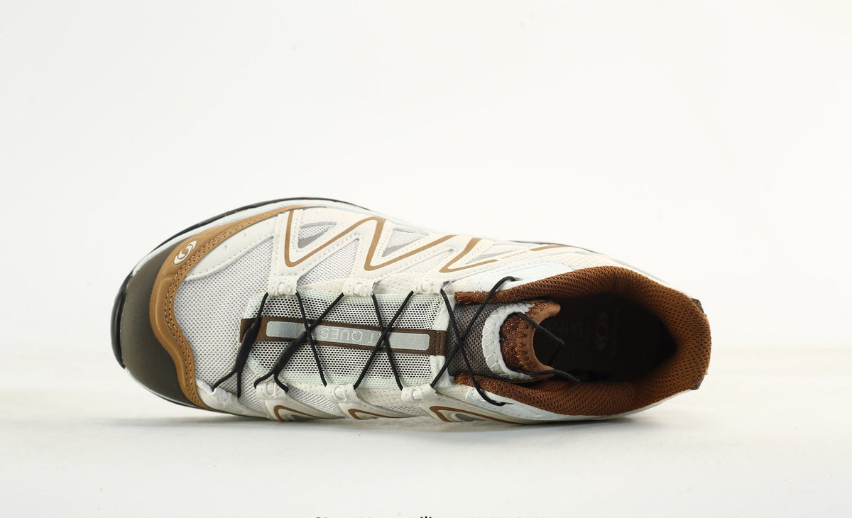 Salomon XT QUEST Trail Hiking Shoes "White Brown"- outdoor hiking shoes/Women's Shoe Sale / Men's Shoe Sale