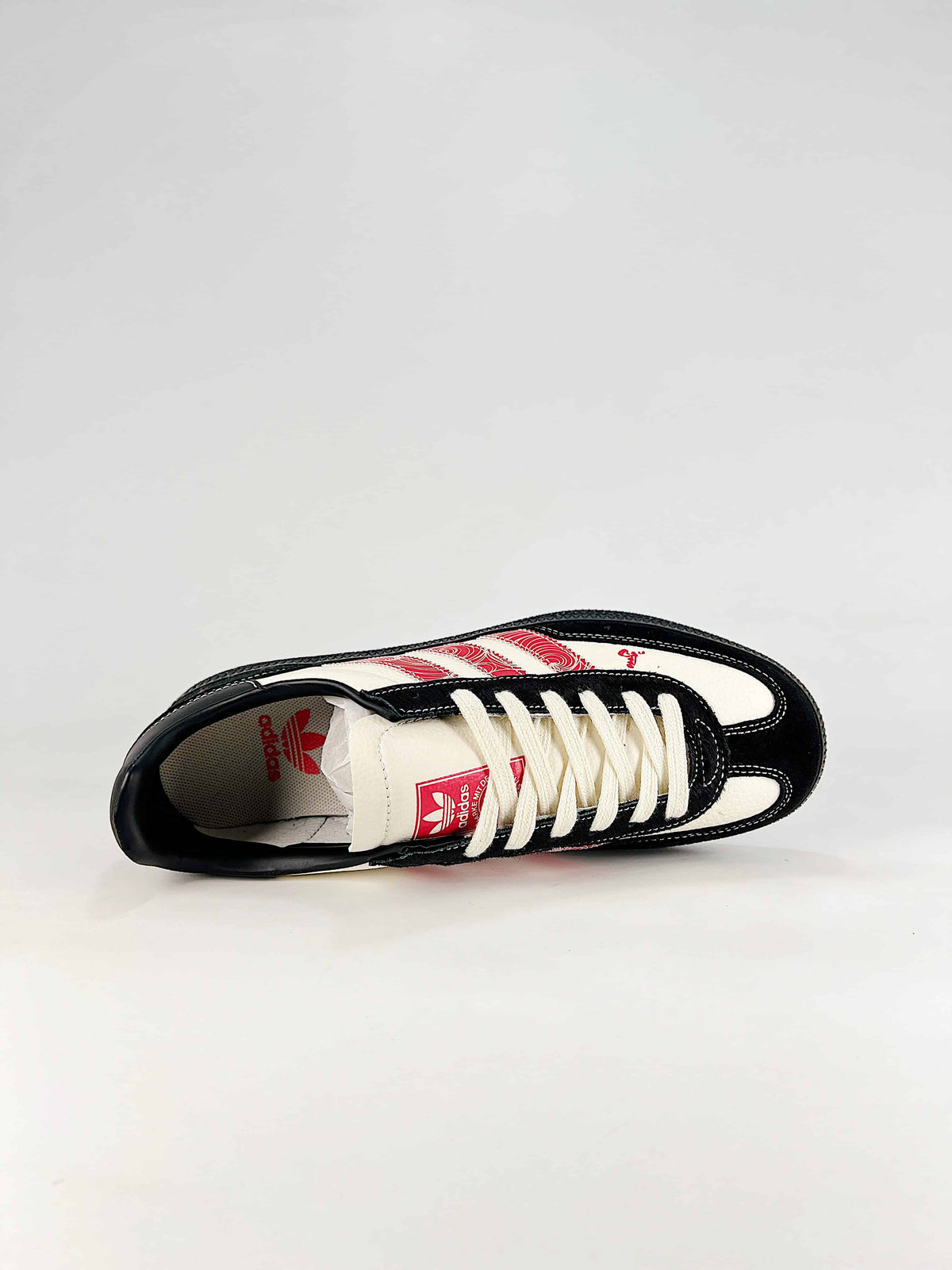 Adidas Originals Gazelle Indoor Year of the Horse "Black Off White Red"-Classic sneakers，Adidas Women's Shoe Sale / Men's Shoe Sale