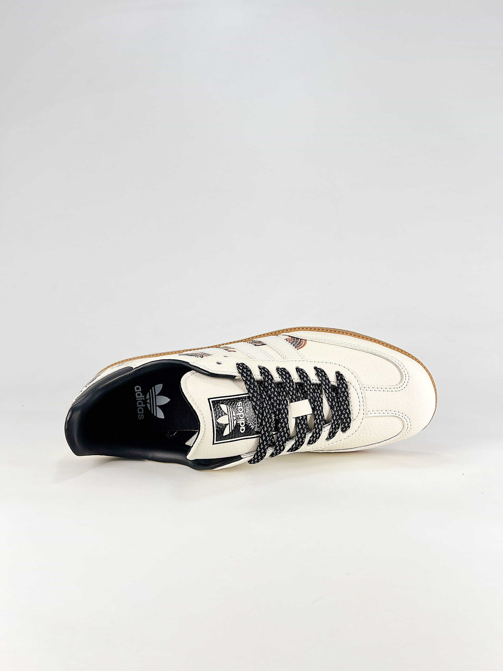 Adidas Samba "Cream White Horse Year Print Gum"-Classic sneakers，Adidas Women's Shoe Sale / Men's Shoe Sale