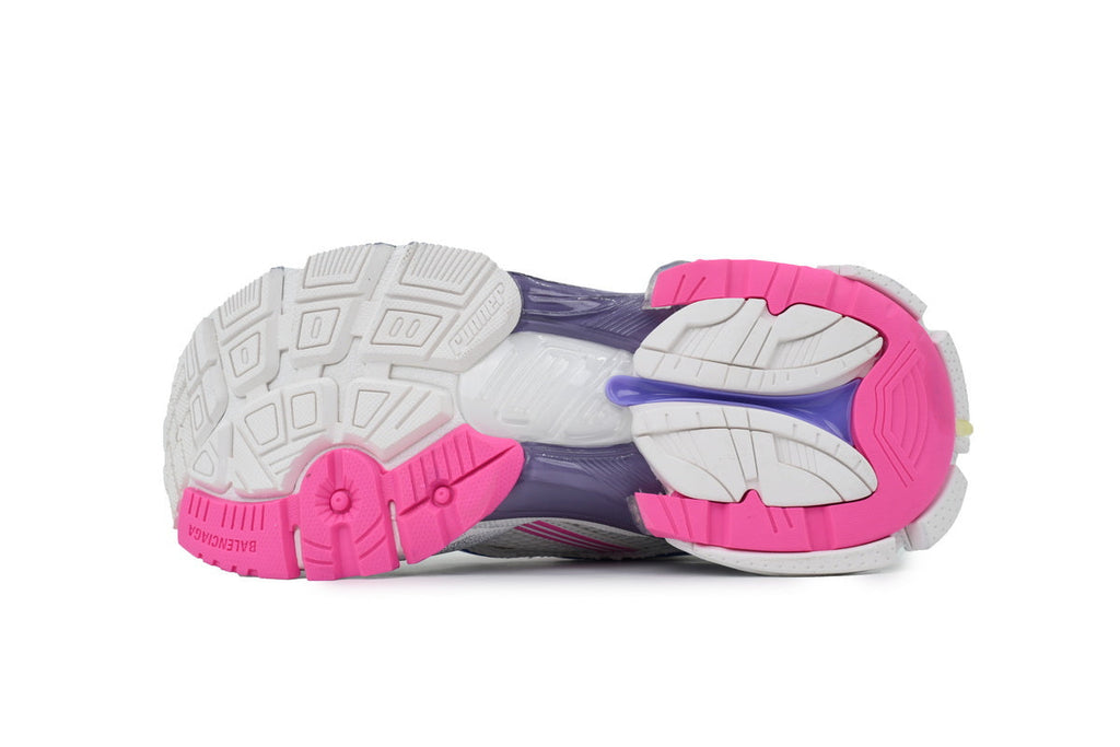 Balenciaga Runner Sneakers "White Blue Pink Purple"-retro thick sole dad shoes，Women's Shoe Sale / Men's Shoe Sale