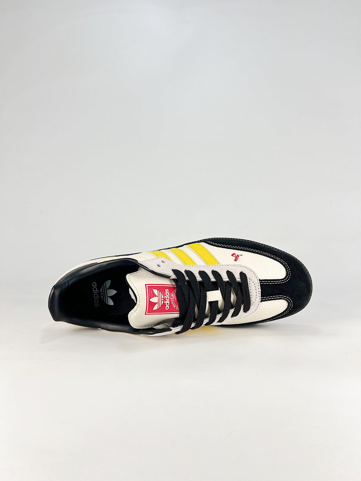 Adidas Samba Year of Horse "Cream White Black Yellow"-Classic sneakers，Adidas Women's Shoe Sale / Men's Shoe Sale