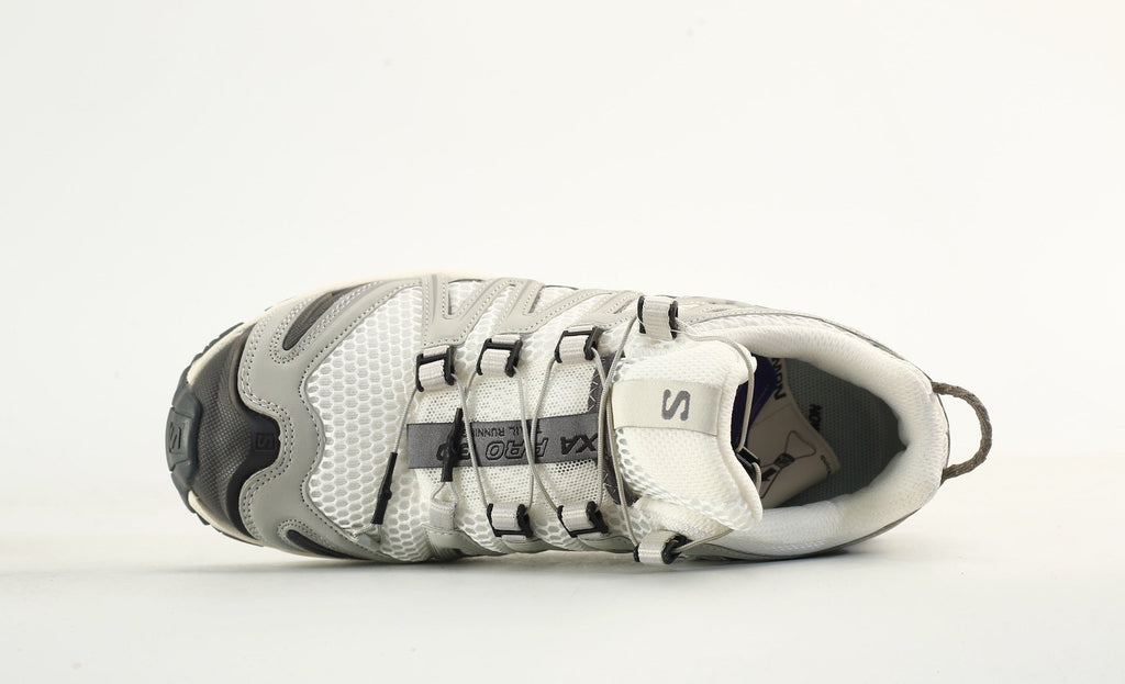Salomon XA PRO 3D Trail Running Shoes "White Gray"- outdoor hiking shoes/Women's Shoe Sale / Men's Shoe Sale