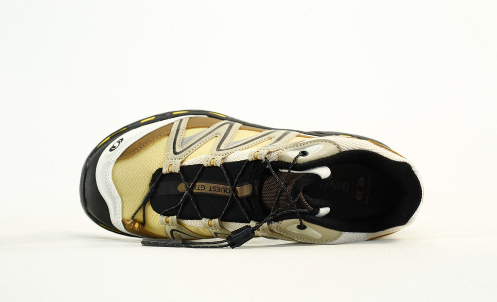 Salomon XT-Quest GORE-TEX Waterproof Trail Running & Hiking Shoes，“Sahara Sun/White Pepper/Beach Ball”