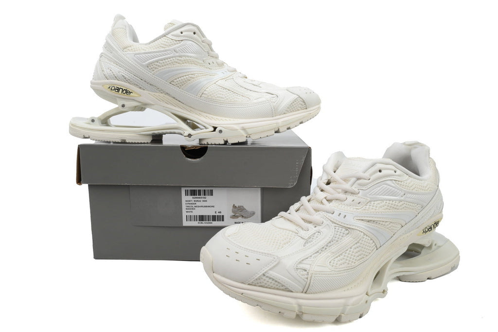 Balenciaga X-Pander Sneakers Men "White"-retro thick sole dad shoes，Women's Shoe Sale / Men's Shoe Sale
