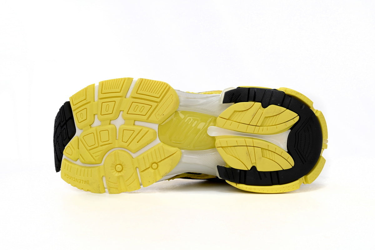 Balenciaga Runner Series Sneakers "Yellow Black Silver"-retro thick sole dad shoes，Women's Shoe Sale / Men's Shoe Sale