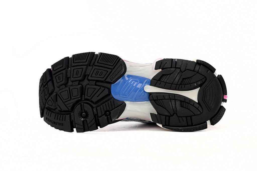 Balenciaga Runner Sneakers "White Red Blue Pink"-retro thick sole dad shoes，Women's Shoe Sale / Men's Shoe Sale