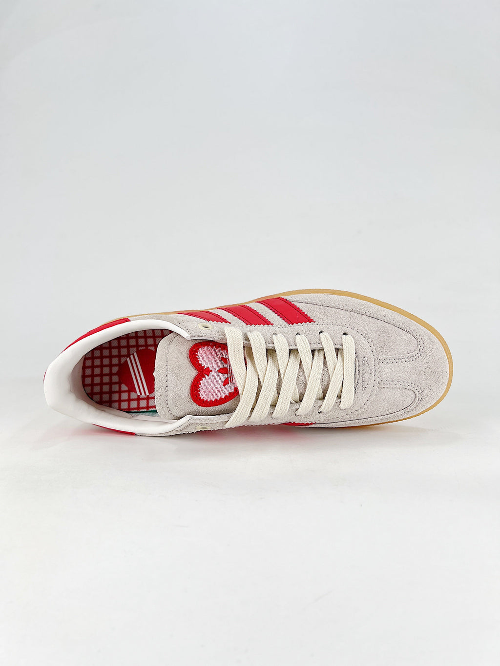 Adidas Handball Spezial Suede Sneakers "Off White Red Heart"-Classic sneakers，Adidas Women's Shoe Sale / Men's Shoe Sale