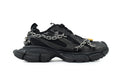 Balenciaga 3XL Chain Sneakers All Black "Black" Distressed Mesh Chunky Dad Shoes