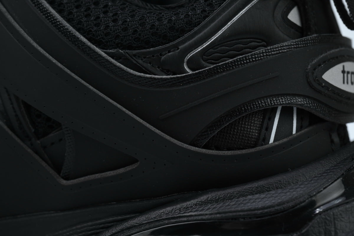 Balenciaga Track Sneakers "All Black"-retro thick sole dad shoes，Women's Shoe Sale / Men's Shoe Sale