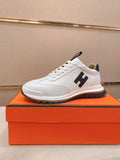 Hermès Trail Sneaker "White" Leather Mesh Men Casual Sneakers