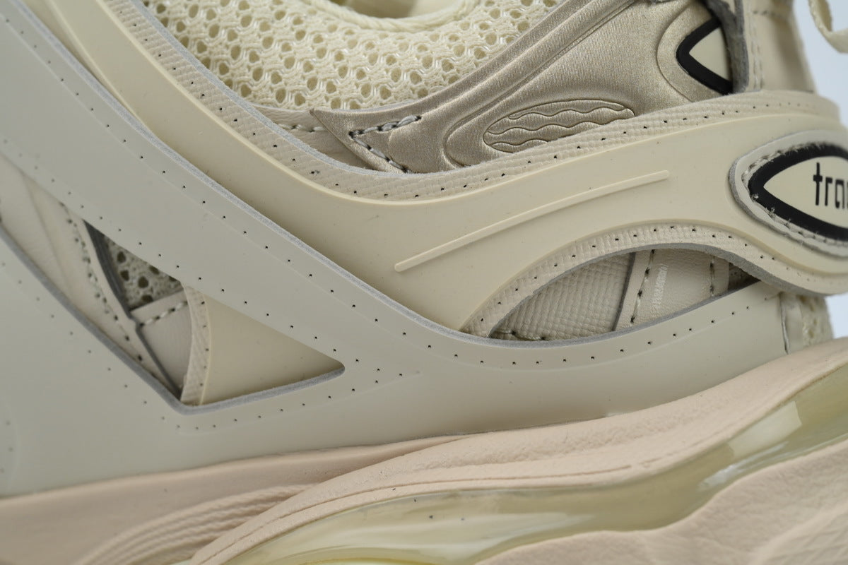 Balenciaga Track Trainer Sneakers "Cream White"-retro thick sole dad shoes，Women's Shoe Sale / Men's Shoe Sale