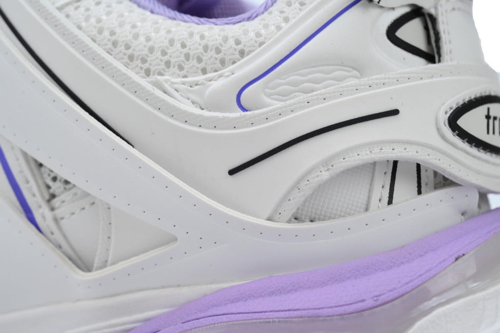 Balenciaga Track 2.0 Sneakers "White Purple" Men Women Chunky Dad Shoes