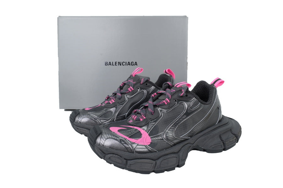 Balenciaga 3XL Sneakers Women "Dark Grey Pink"-retro thick sole dad shoes，Women's Shoe Sale / Men's Shoe Sale