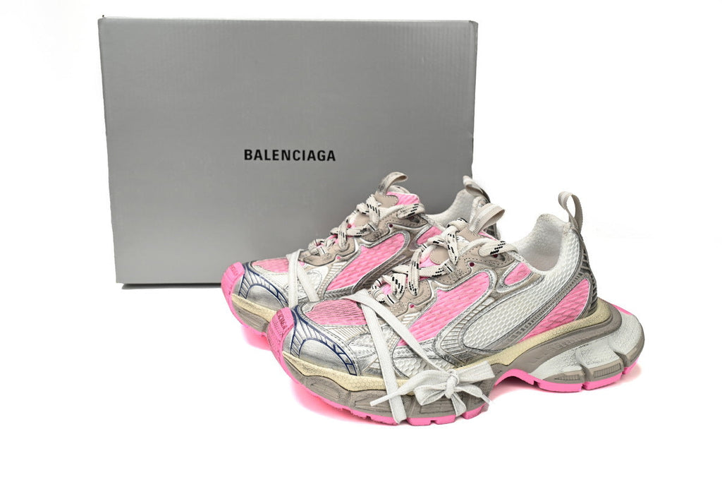 Balenciaga 3XL Sneakers Women "White Grey Pink"-retro thick sole dad shoes，Women's Shoe Sale / Men's Shoe Sale