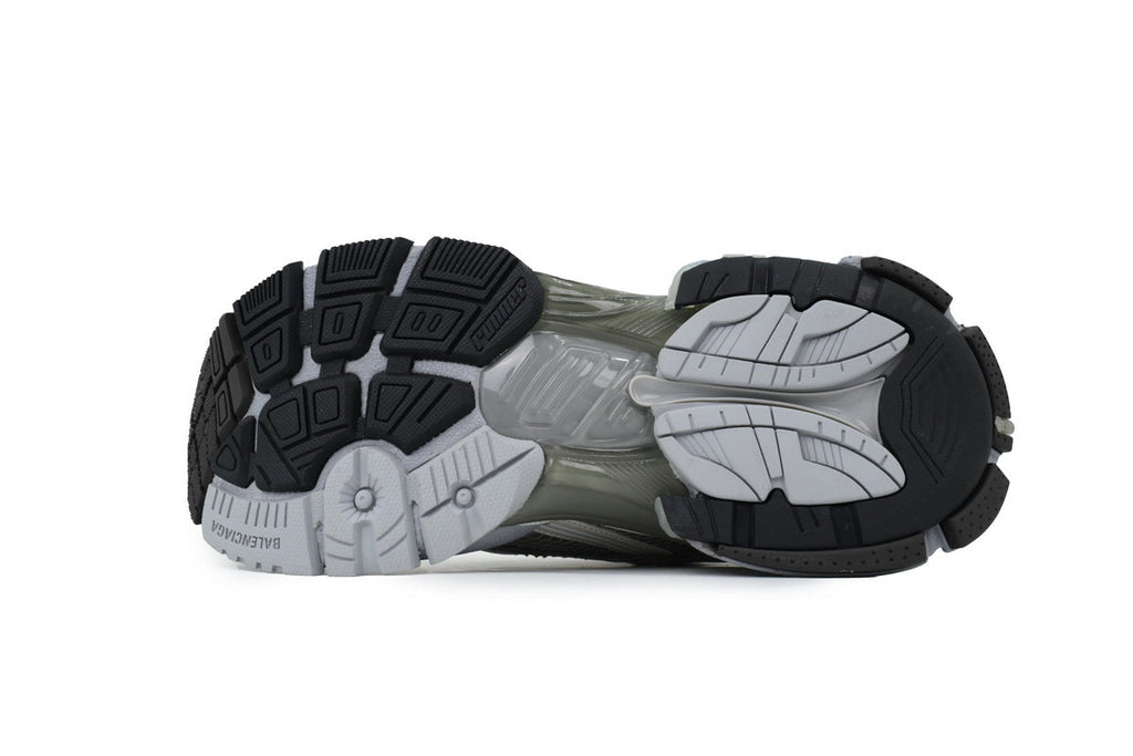 Balenciaga Runner Sneakers Men Women "Grey White Black"-retro thick sole dad shoes，Women's Shoe Sale / Men's Shoe Sale