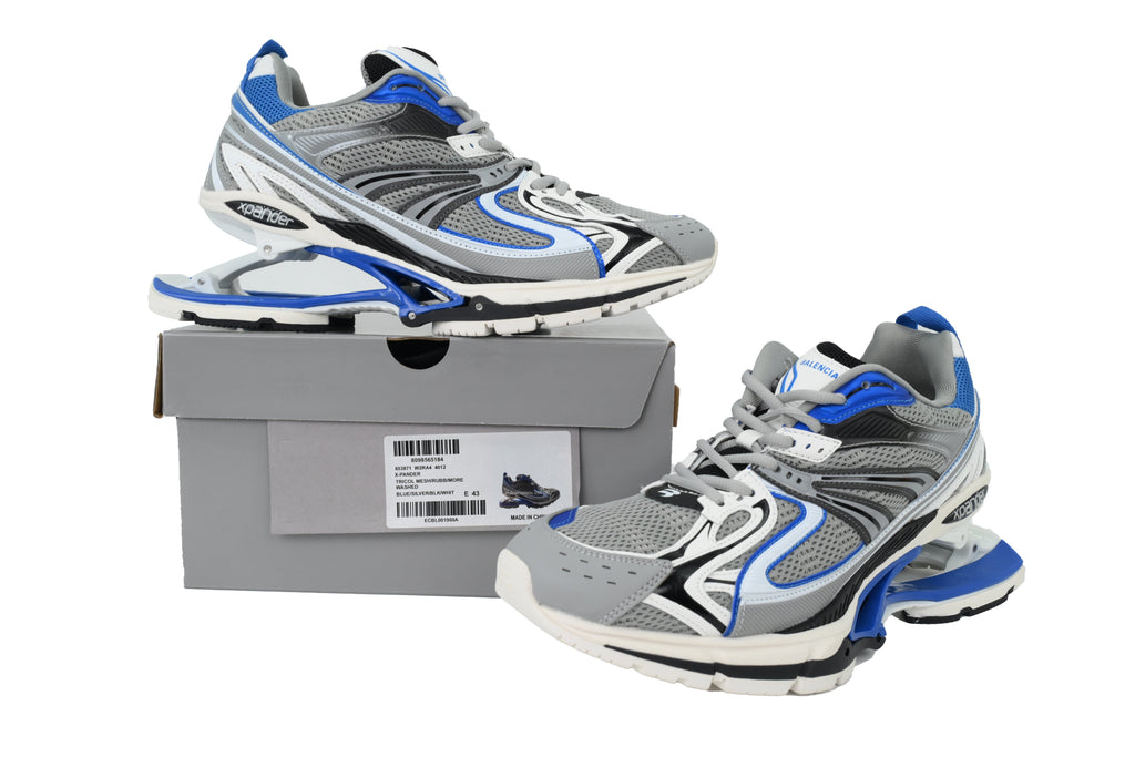Balenciaga X-Pander Sneakers "Grey Blue"-retro thick sole dad shoes，Women's Shoe Sale / Men's Shoe Sale