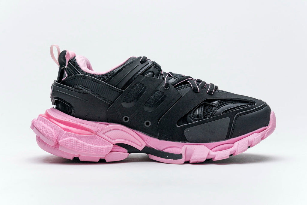 Balenciaga Track 2 Sneakers "Black Light Pink"-retro thick sole dad shoes，Women's Shoe Sale / Men's Shoe Sale