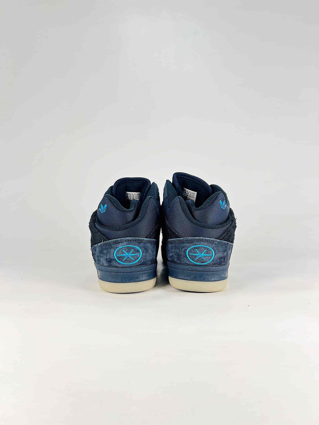 Adidas x Bad Bunny Forum Mid "Navy Blue Bright Blue Gum"-Classic sneakers，Adidas Women's Shoe Sale / Men's Shoe Sale