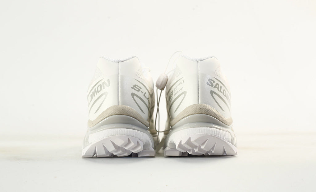 Salomon S-LAB XT-6 Men's Outdoor Trail Running Shoes "White Silver Grey"- outdoor hiking shoes/Women's Shoe Sale / Men's Shoe Sale