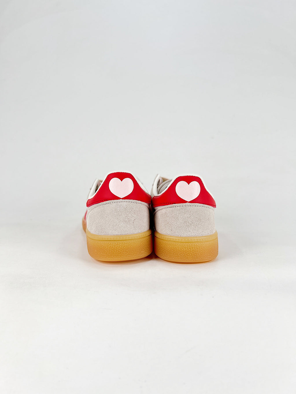 Adidas Handball Spezial Suede Sneakers "Off White Red Heart"-Classic sneakers，Adidas Women's Shoe Sale / Men's Shoe Sale