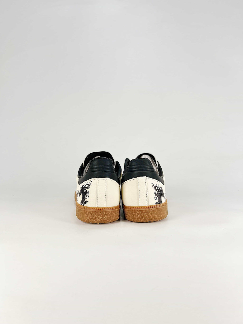 Adidas Samba "Cream White Horse Year Print Gum"-Classic sneakers，Adidas Women's Shoe Sale / Men's Shoe Sale