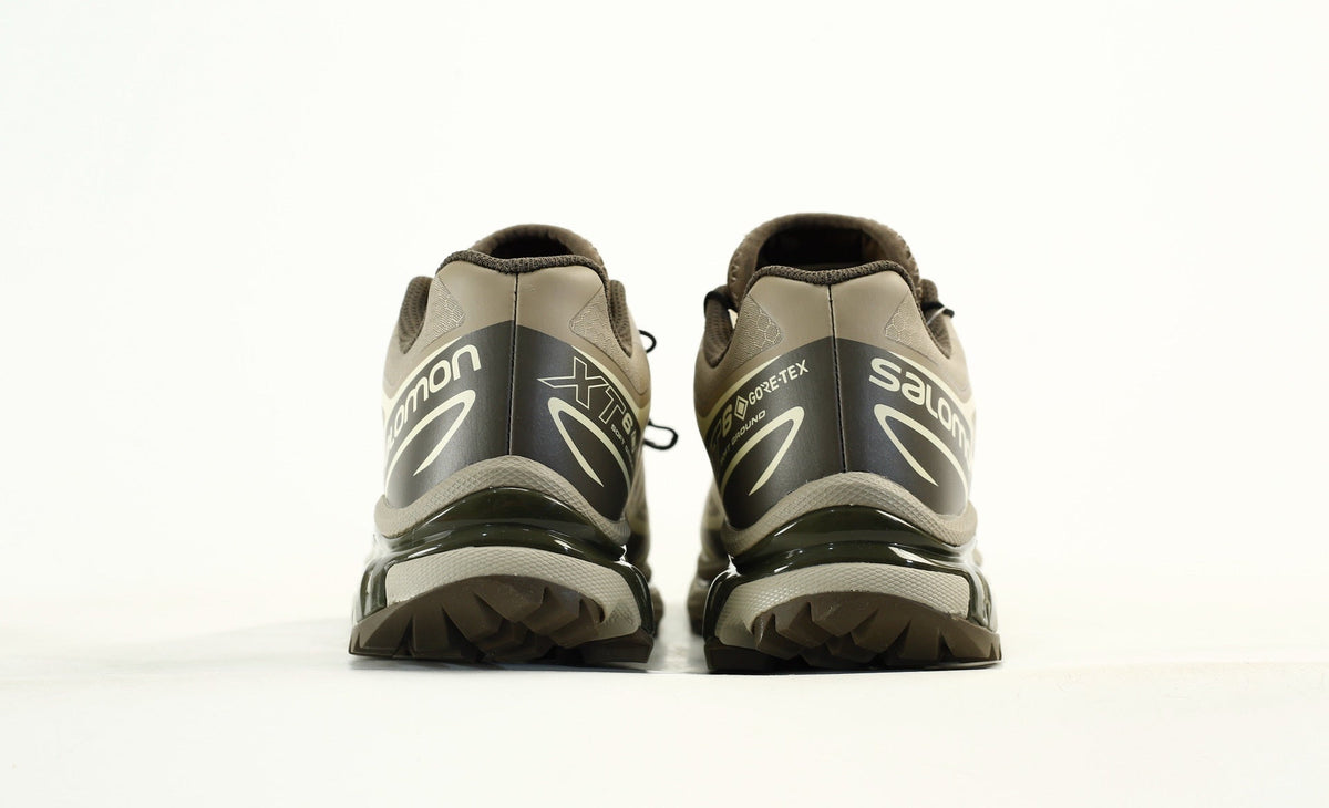 Salomon XT-6 GTX Trail Running Shoes "Khaki Brown"- outdoor hiking shoes/Women's Shoe Sale / Men's Shoe Sale